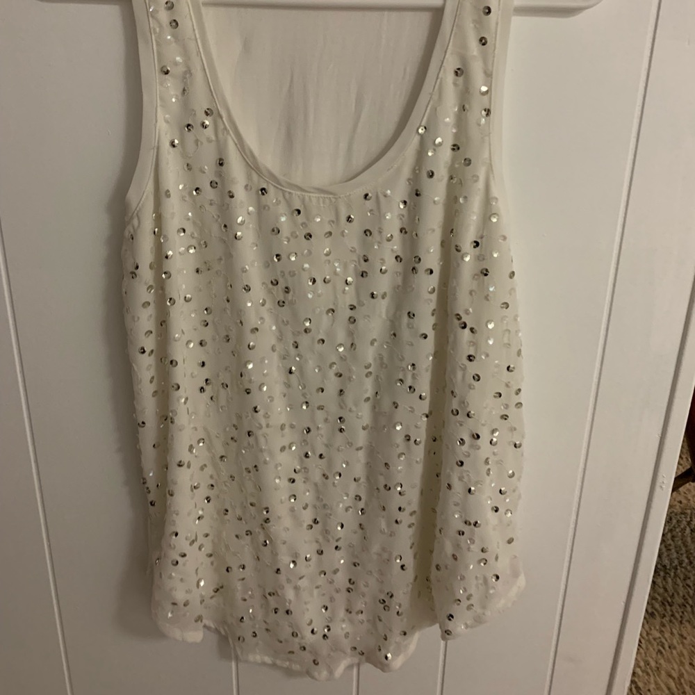 Candies sequin tank top size medium